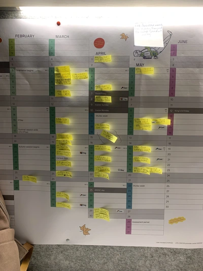 Volunteering Mistakes, Calendar, Time Management